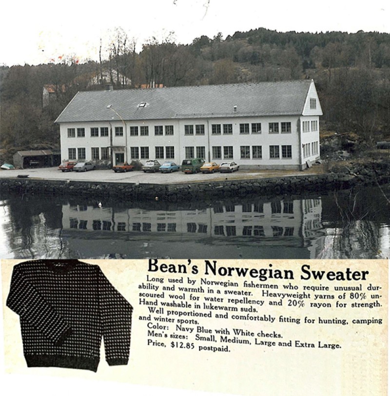 1965 catalog image of Norwegian Sweater and Norlender Factory.