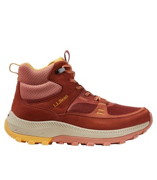 A high-top women's hiking shoe.