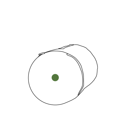 Image of monogram placement on Sleeping Bags.