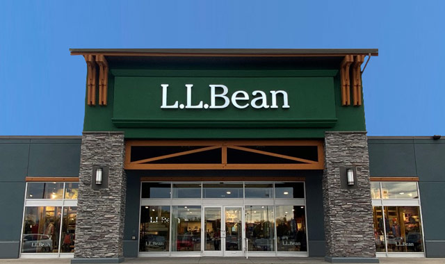 L.L.Bean store front at Dartmouth Crossing 